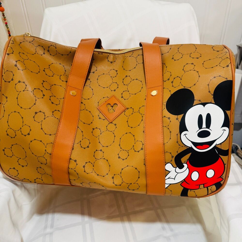 Mickey Mouse Rolling Weekender Travel Bag Never Used